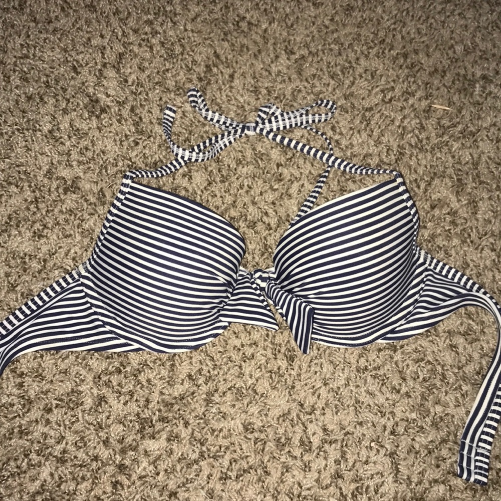 Stripe Bikini Bathing Suit Top